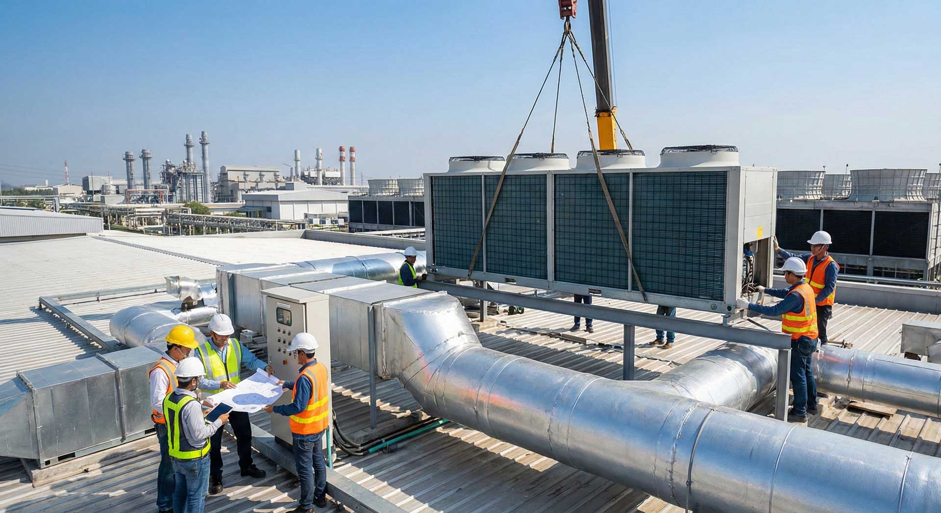 Instalación de aires acondicionados industriales: Guía Completa de Ingeniería y Control Térmico
