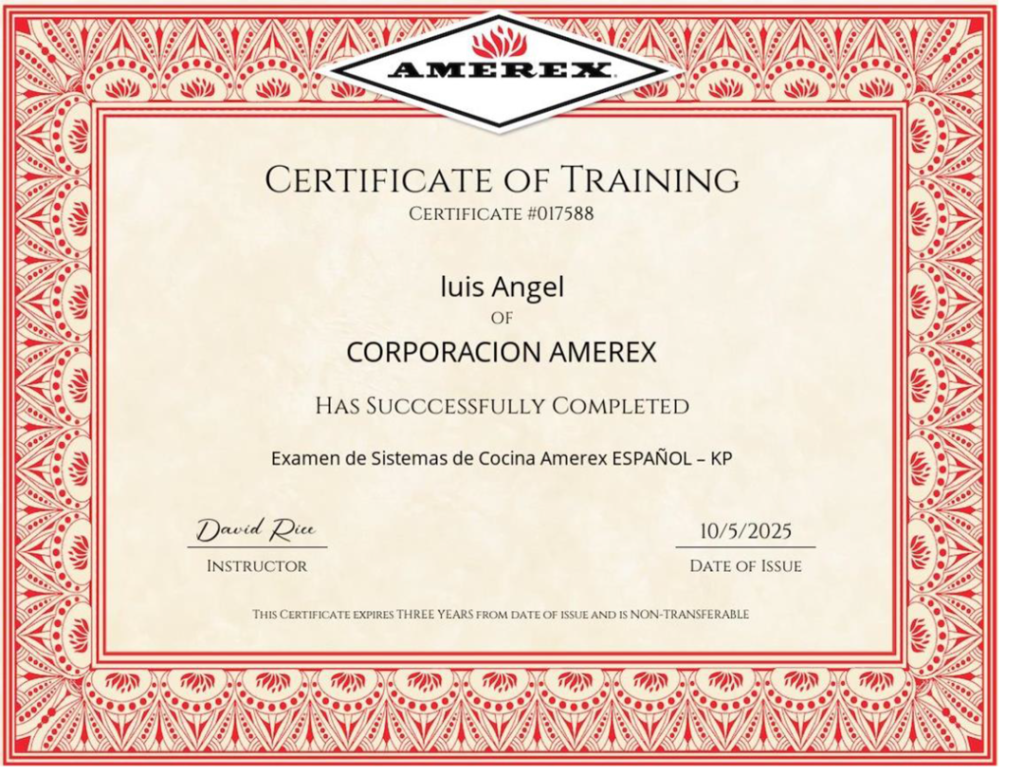 Diploma Amerex
