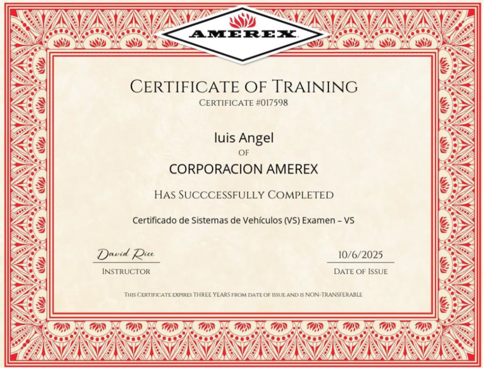 Diploma Amerex